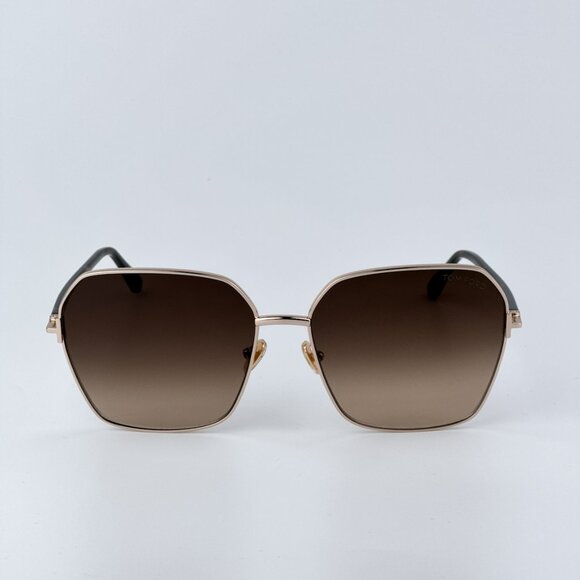 Tom Ford Women BRAND NEW Sunglasses CLAUDIA-02 Gold Havana Gradient FT0839 52F - Picture 3 of 10